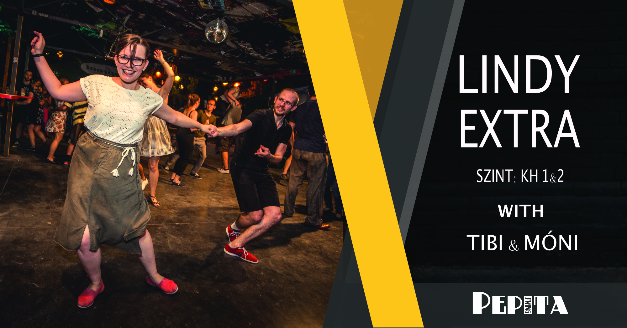 Lindy hop extra középhaladó 1-2 szinten